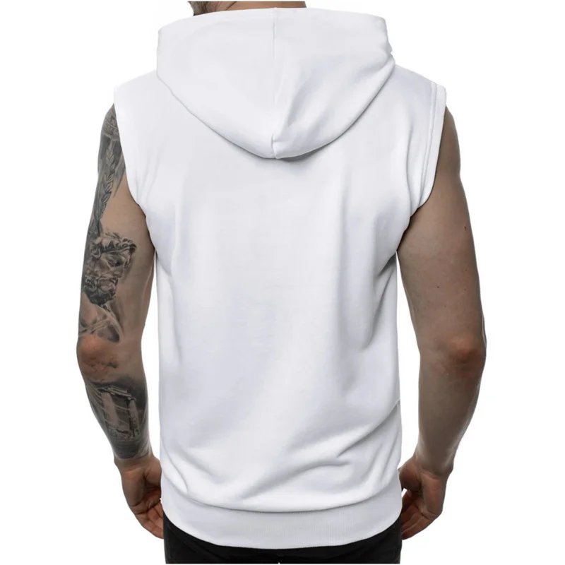 Sweat-shirt respirant à capuche pour homme, haut de sport précieux, vêtements d'entraînement, sweat à capuche décontracté, documents solides, fermeture éclair en fibre, fitness