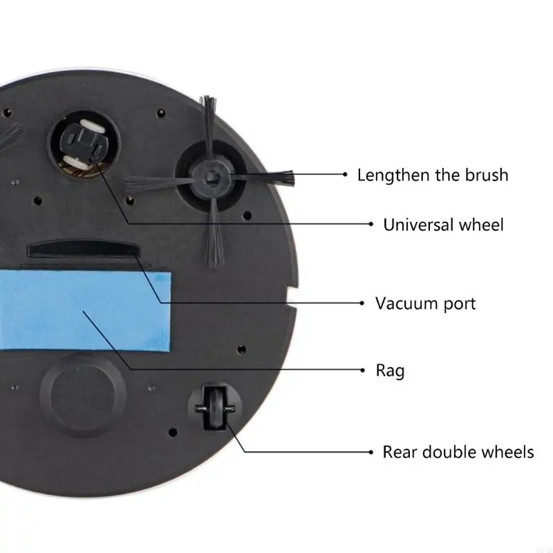D0ab hút mạnh mẽ quét robot và máy hút bụi tự động có thể sạc lại USB
