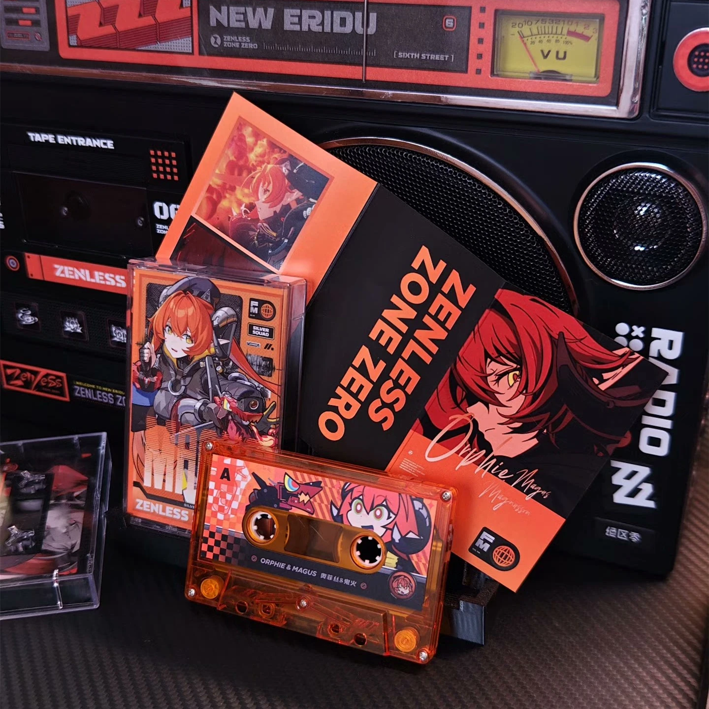 

Игра Obol Squad Orphie Magnusson Magus Музыкальная лента Zenless Zone Zero OST Альбом Кассеты Косплей Walkman Рекордер Soundtracks Box