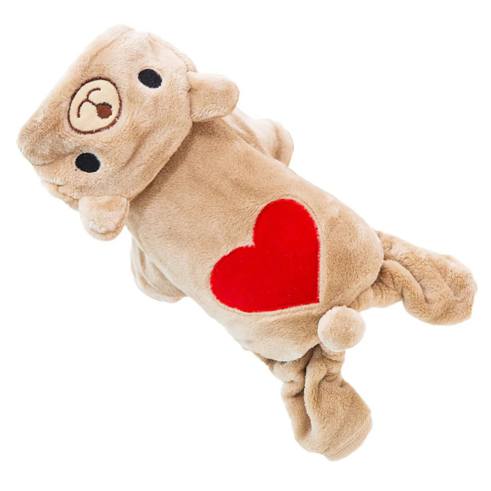 

Small Bear Pet Clothes Dog Hoodie Warm Winter Coat For Chihuahua Poodle Pom Small Dogs Windproof Breathable Puppy