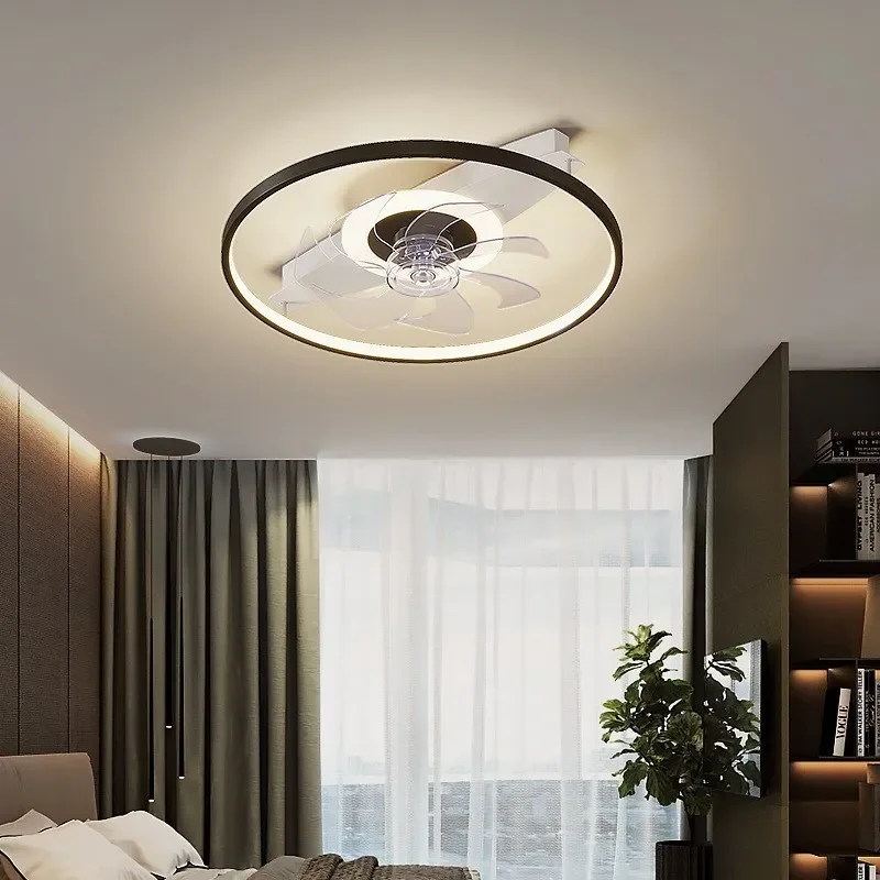 New Home with Remote Control Living Room Fan Light Ceiling Lamp Simple Modern Creative Study Bedroom Fan Lamps and Lanterns