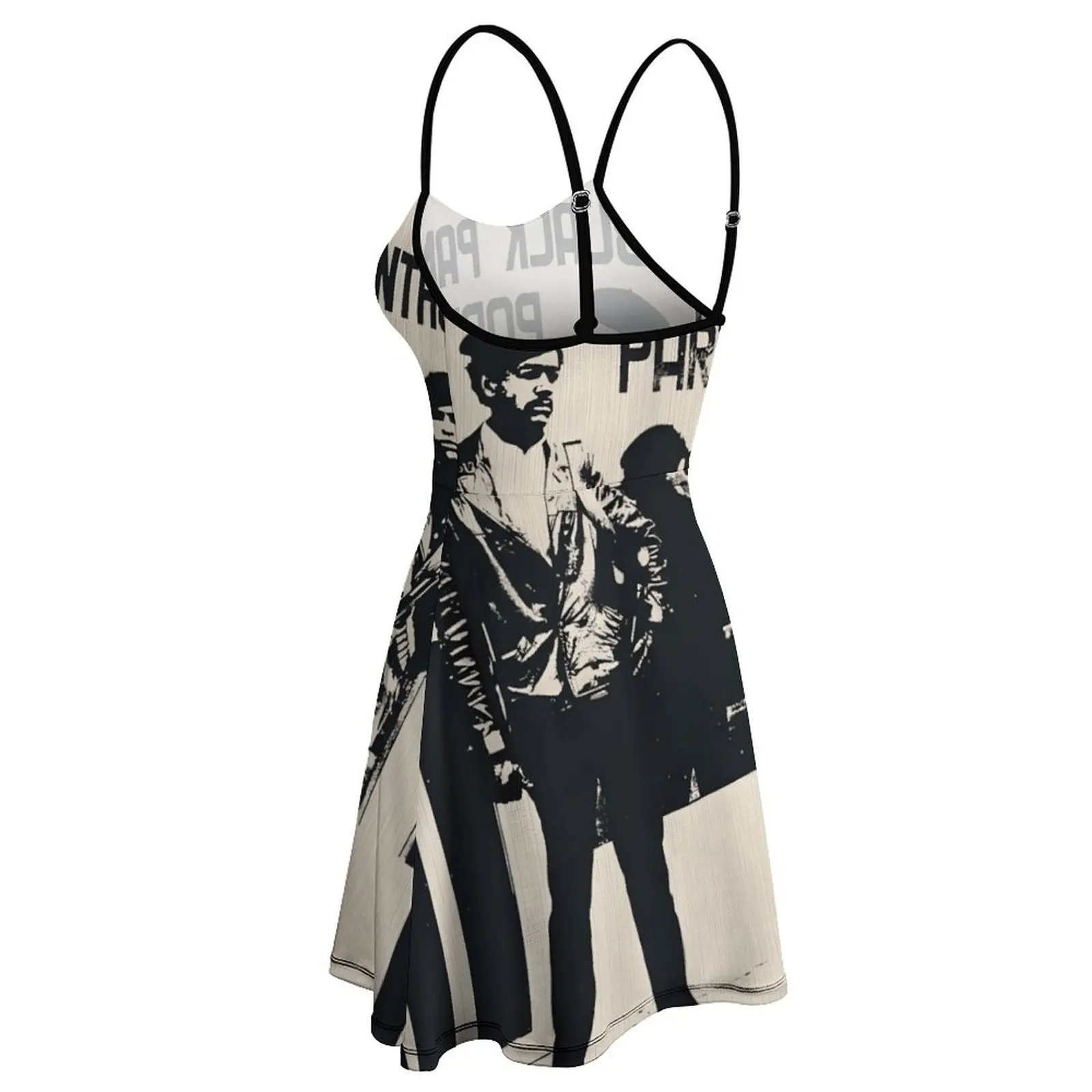 فستان نسائي من Black Panther Party Members فساتين كاجوال كلاسيكية غريبة للنوادي النسائية #5