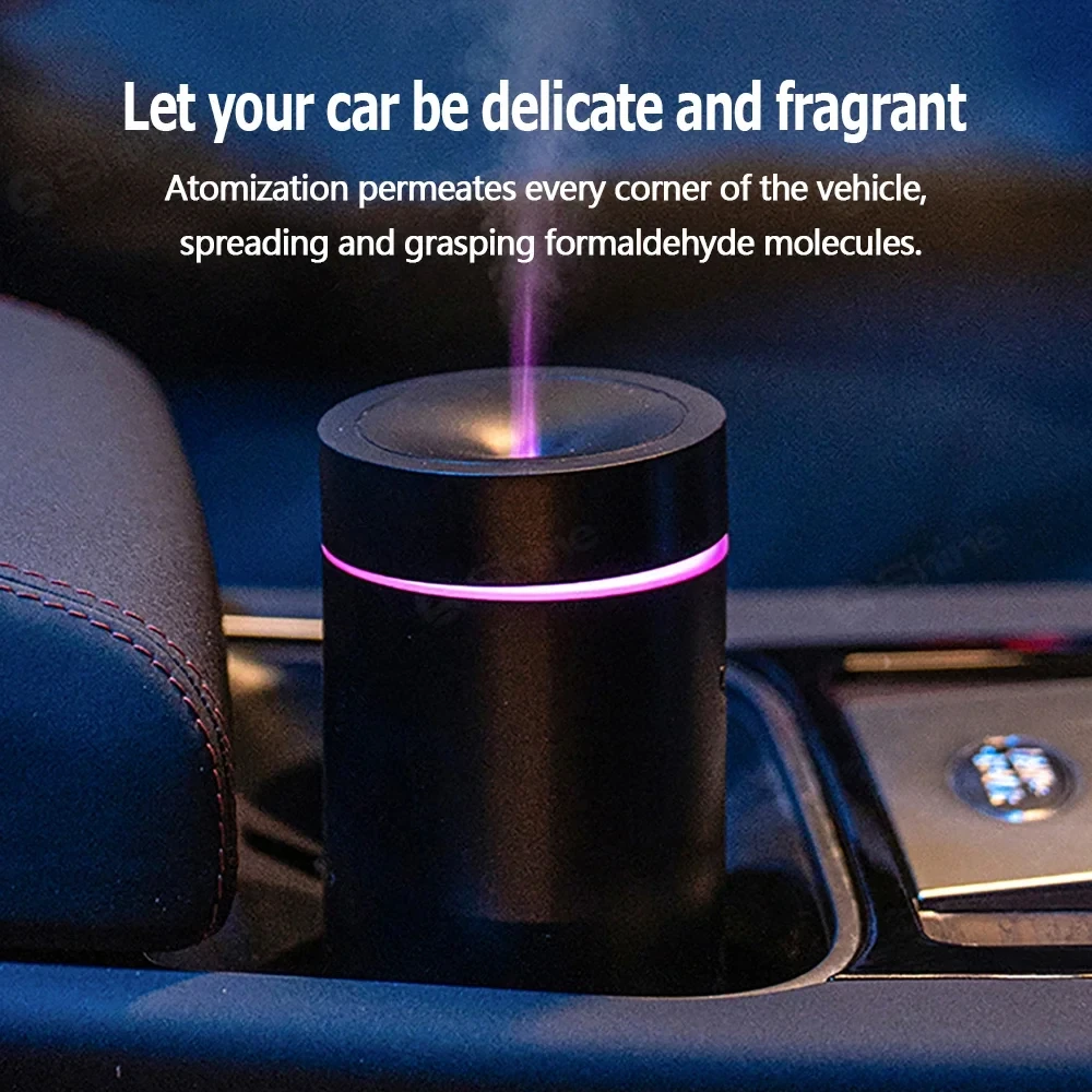 2000mAh Rechargeable Car Aroma Diffuser Car Diffuser Essential Oils Diffuser Mist Sprayer Mini Humidifier for Car Home Office