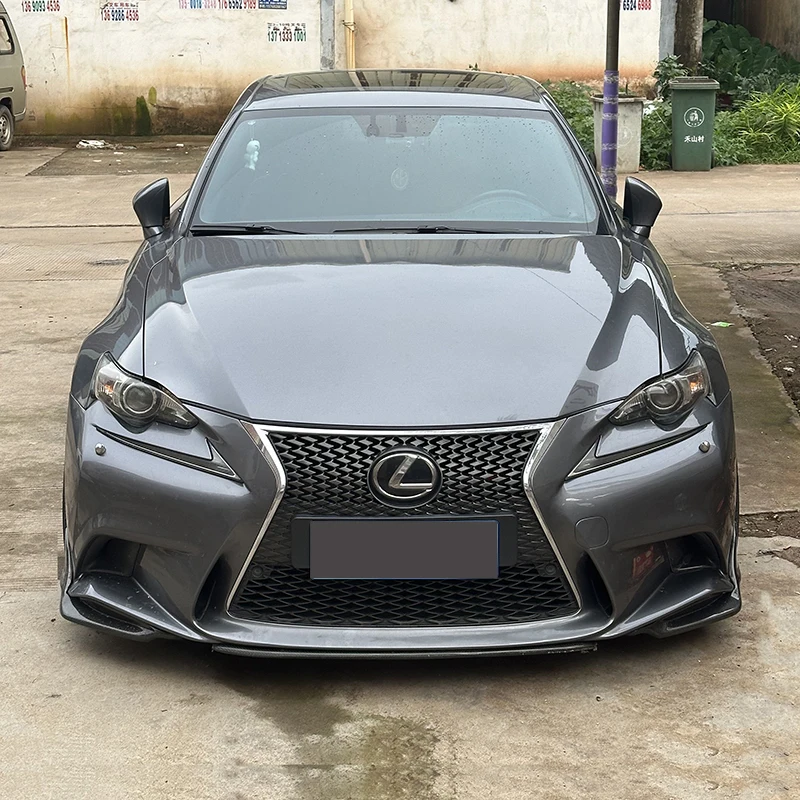 For the 2013 2014 2015 2016 Lexus IS200 IS250 front bumper block spoiler, carbon fiber front lip, corner body kit