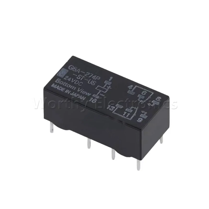 Free shiping   Wholesale  10pcs/lot  Relay  G6A-274P-ST-US-DC24V 8pin