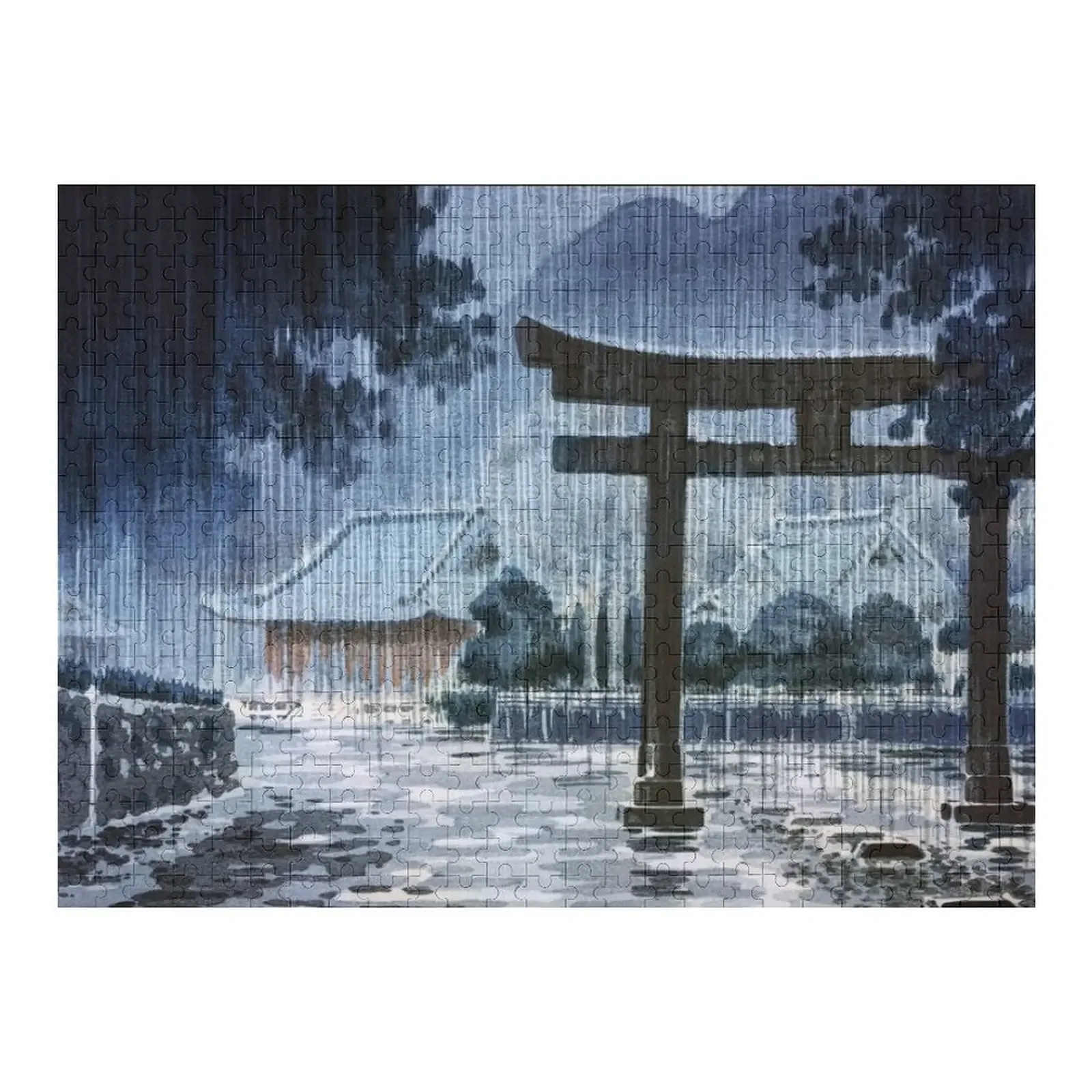 

Futarazan Shrine in Nikko by Tsuchiya Koitsu Jigsaw Puzzle Wooden Compositions For Children Animal Jigsaw Pieces Adults Puzzle