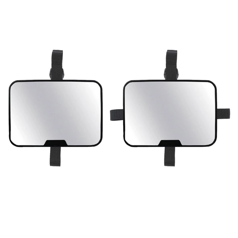 Baby Car Mirror for Rear Monitoring with Adjustable View, Gentle Frame, Clear Reflection for Family Travel 68UF