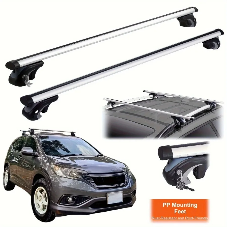 

2pcs Universal Roof Rack Cross Bars 54 Aluminum Roof Rack Crossbars Fit Existing Raised Side Rail with Gap 200 lbs Load Capacit