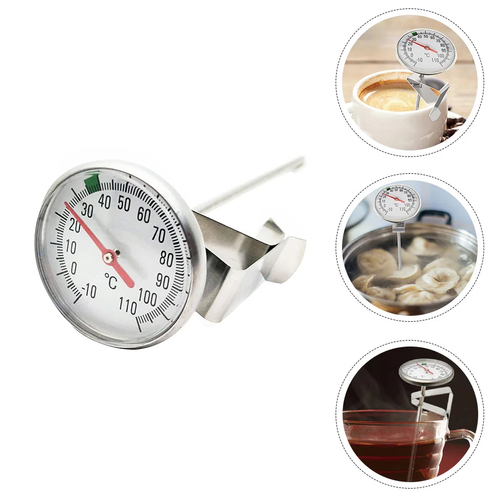 

1Set Food Thermometer Premium Metal Probe Type Thermometer Kitchen Cooking Temperature Measuring Tool Meat Temperature Gauge