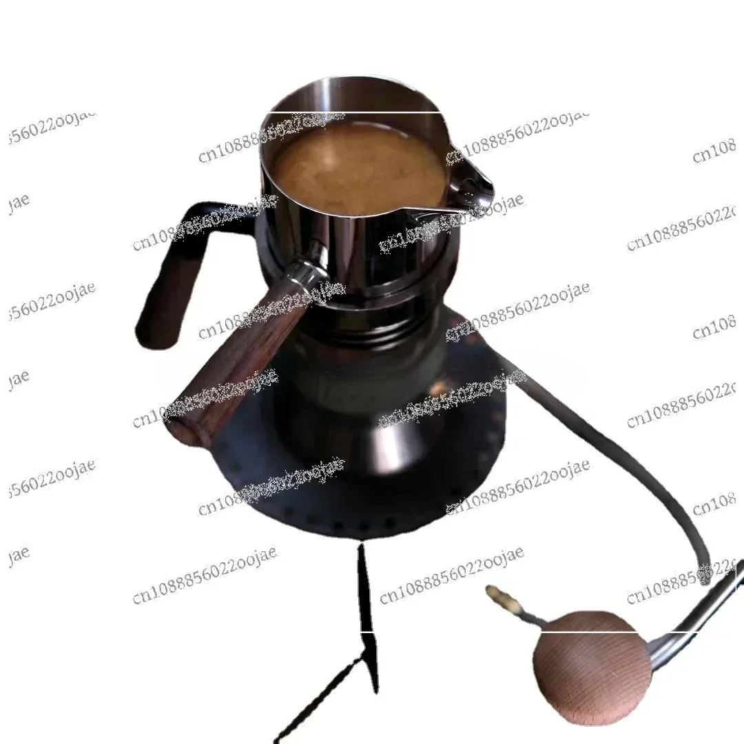 Stainless Steel Coffee Pot High Pressure Domestic Steam Extraction Mocha Machine Latte Concentrated Household