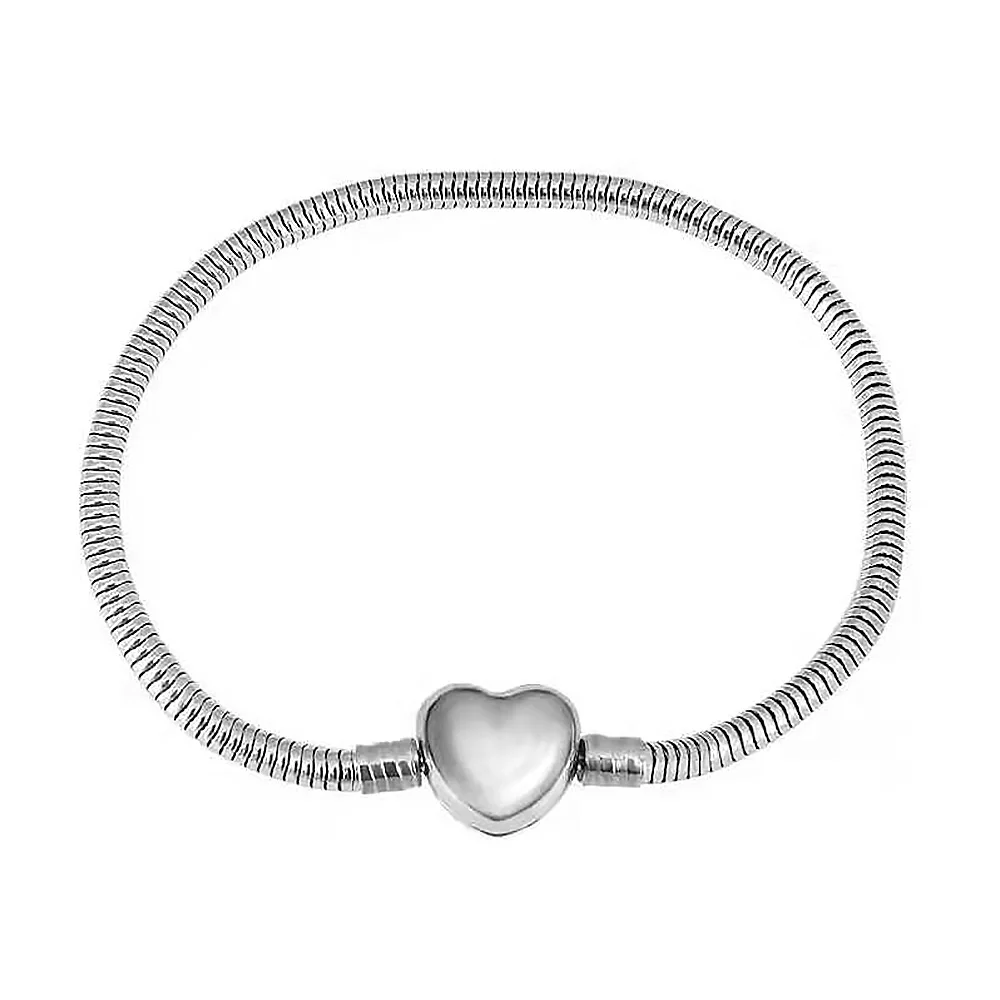 Liebe Schlange Kette pandoraer Armband passen Original Marke Charme Perle diy Edelstahl Schmuck machen Frauen Geschenk acero inoxidable