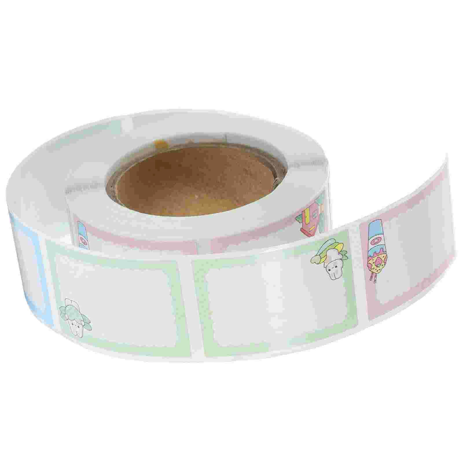 Label Food Name Sticker Child Stickers Daycare Labels for Clothes and Bottles Lamination Tag Paper