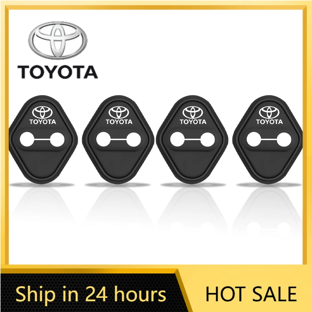 

Наклейки на автомобиль для Toyota 2026: Горячая новинка! 2/4 шт. силиконовые защитные накладки на дверные замки, амортизирующие противоударные прокладки для Toyota 4R