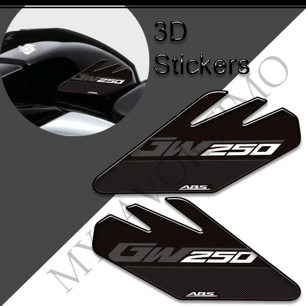 Motorcycle Decals For Suzuki Inazuma GW250 GW 250 Tank Pad Side Grips Gas Fuel Oil Kit Knee Protection