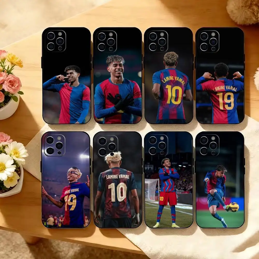 

Lamine Y-Yamal Phone Case For iPhone 17, 16,15,14,13,12,11 Plus,Pro Max, Others Soft Black Cover