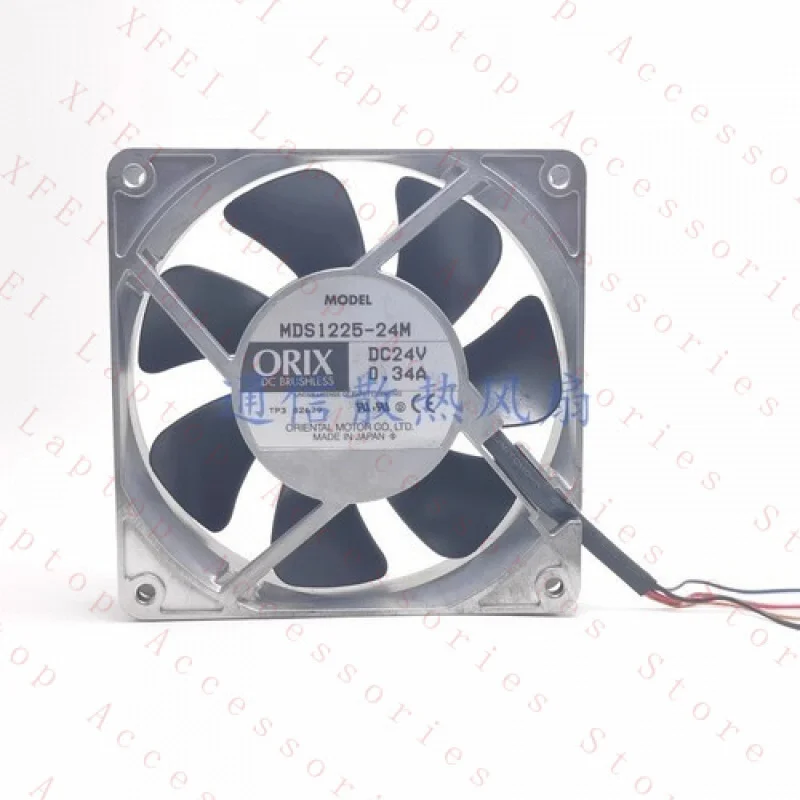 

F FOR ORIX MDS1225-24M DC24V 0.34A 12025 120mm 120mm cooling fan