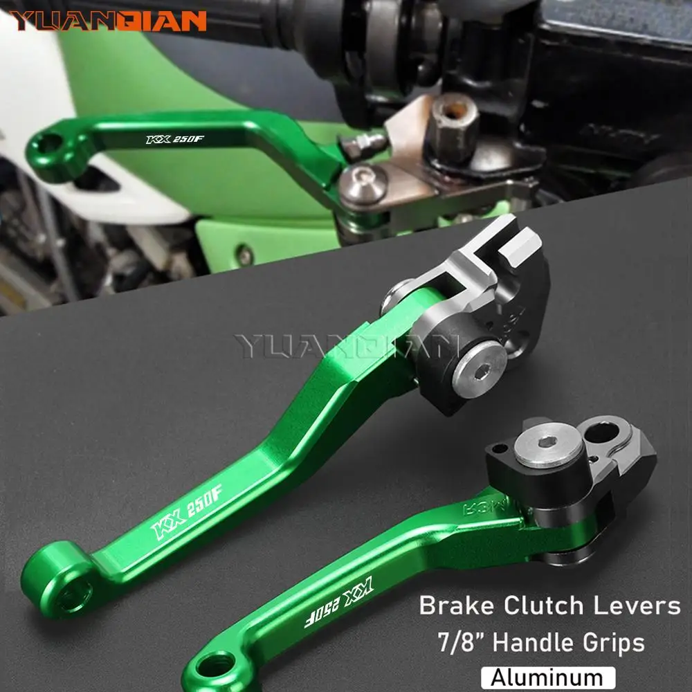 

FOR Kawasaki KX250F KX 250F KX250 F 2004 Dirt Bike Motorcycle Accessories Pivot Clutch Brake Levers Handle Grip Motorcoss lever