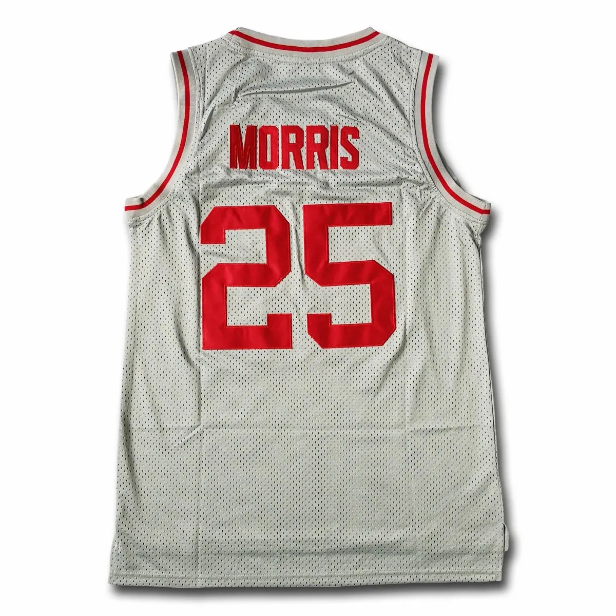 Bayside Slater #23 Morris #25 Men Gray Basketball Jersey Fast Shipping