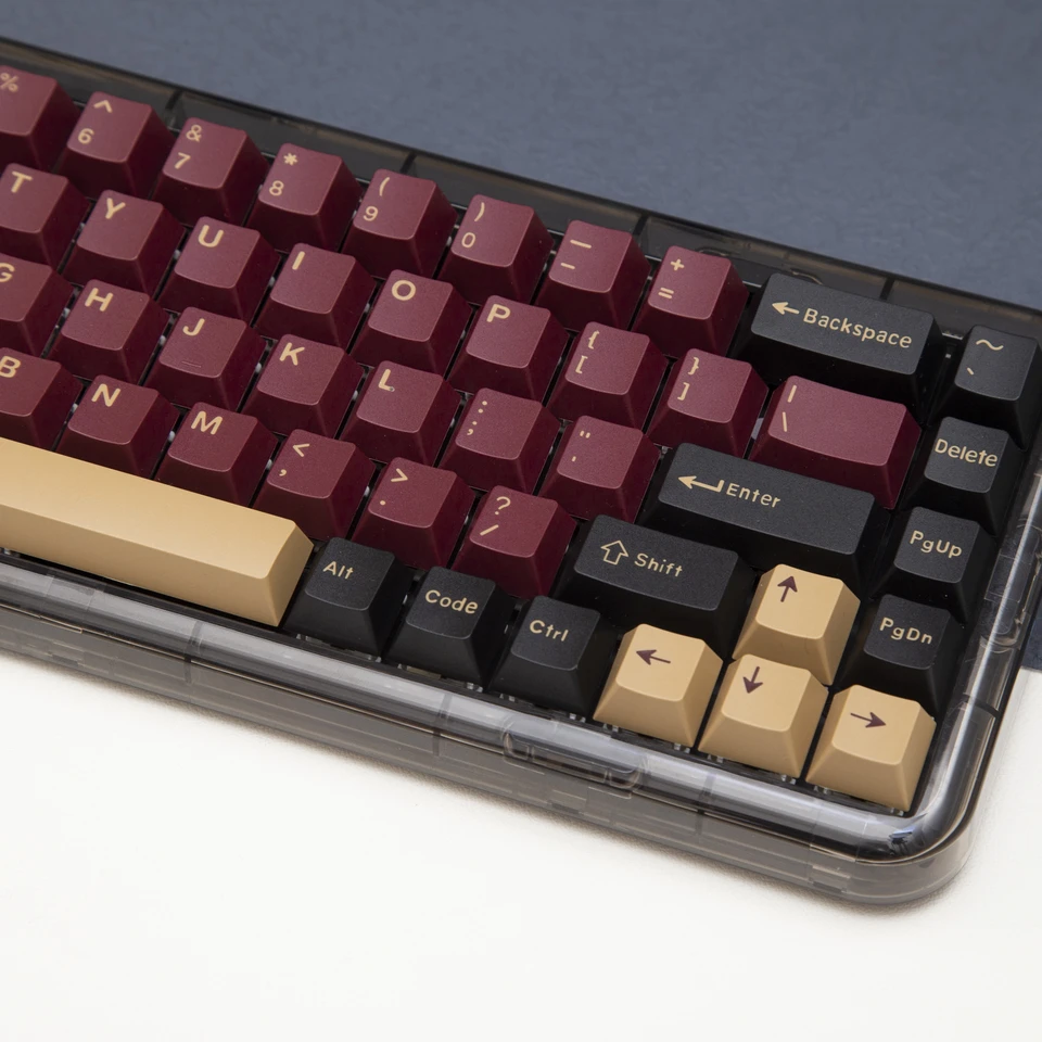 Red Samurai Keycaps English PBT Keycap Cherry Profile Double Shot