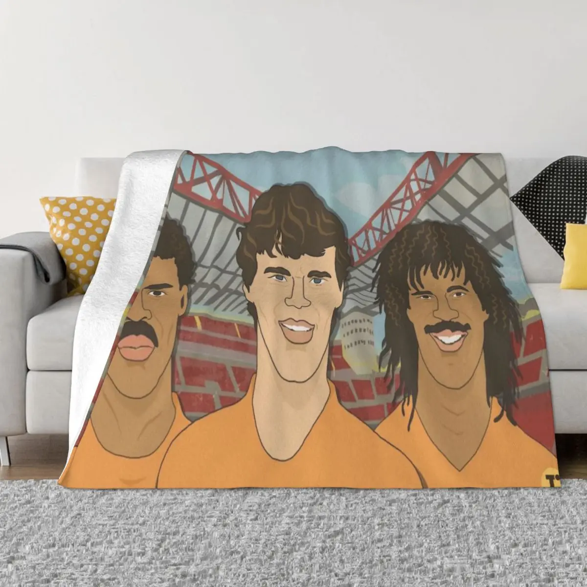 Фрэнк рикаард Марко Ван бастен и Рууд гулит 1310, спальное одеяло, одеяла и пледы