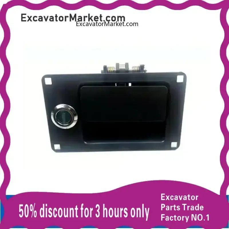 

For Doosan DX150 215 220 260 380 One-9C Toolbox Lock Block Handle High Quality Excavator Parts