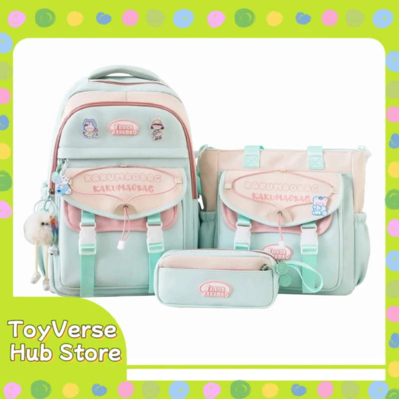 

2025 Cute School Backpack For Teen Girls - Large Capacity Lightweight Bookbag Middle/High School Students, Stylish Rucksack Gift