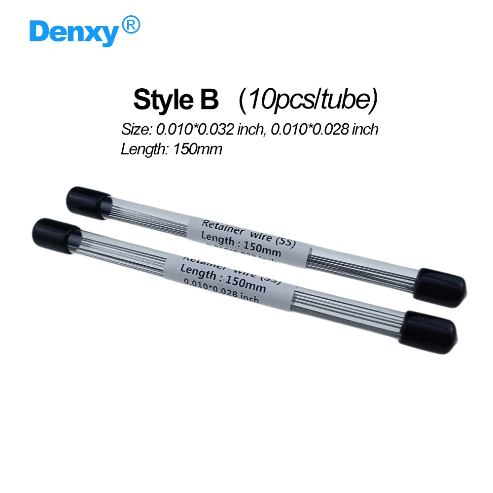 Denxy Orthodontische S-Retainer-Drähte aus Edelstahl, hochwertige Lingual-Drähte, zahnmedizinische Materialien – Detail 2