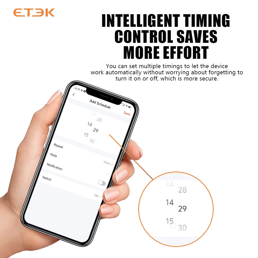 ETEK trifase Smart Auto-reclinabile protezione da sottotensione prepagato regolabile 100a 4P ACType TUYA WIFI misuratore di controllo QJWF