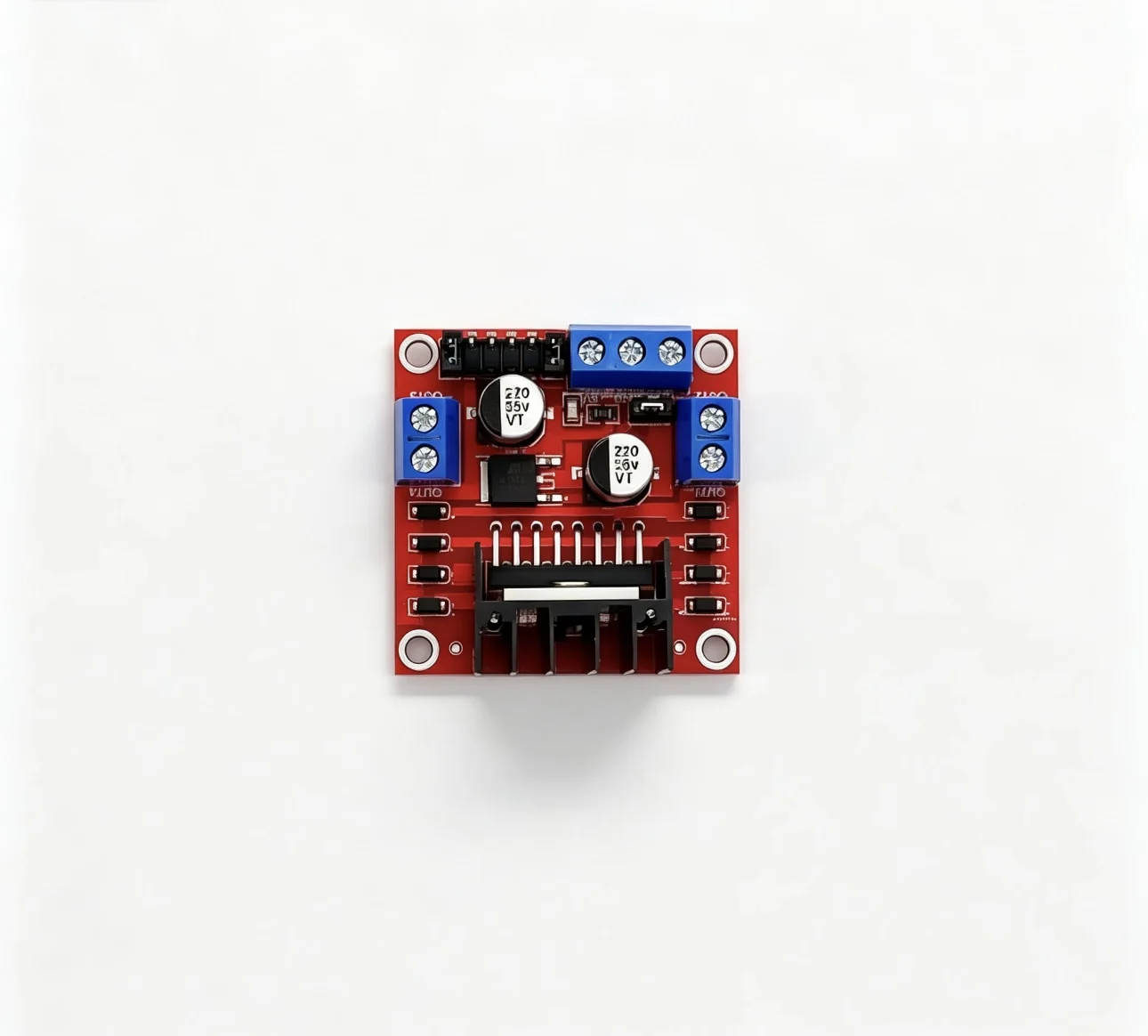 L298N Driver Board Module High Power DC Motor Driver for Arduino Stepper Motor Car Robot Peltier Stepping Motor Driver Module