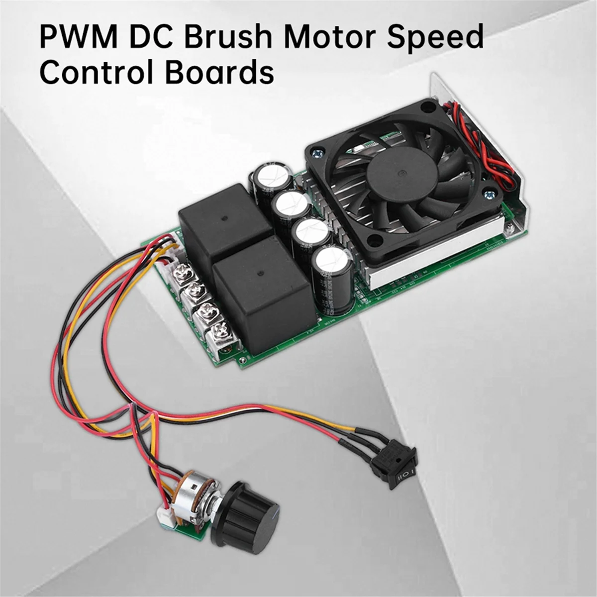 Nuovo regolatore di velocità del motore a spazzole DC DC10-50V 100A 3000W PWM DC programmabile controllato da PLC