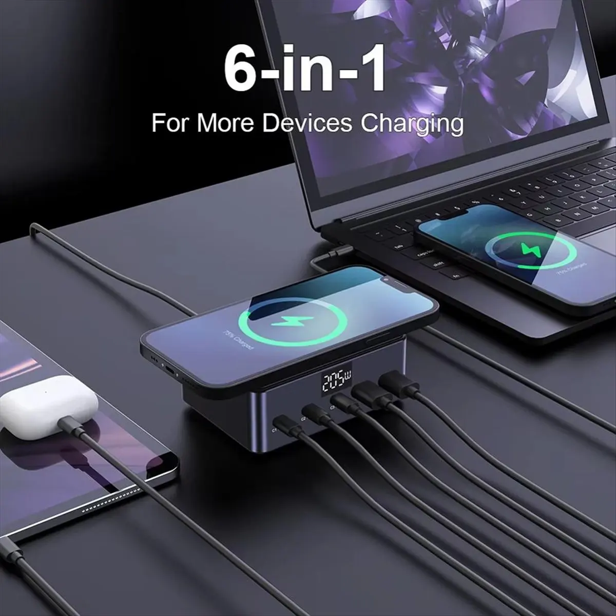 【hot-abzd】-190w-charger-digital-display-desktop-usb-type-c-charger-pd-100w-qc30-fast-charging-for-laptop-tablet-phone-eu-plug