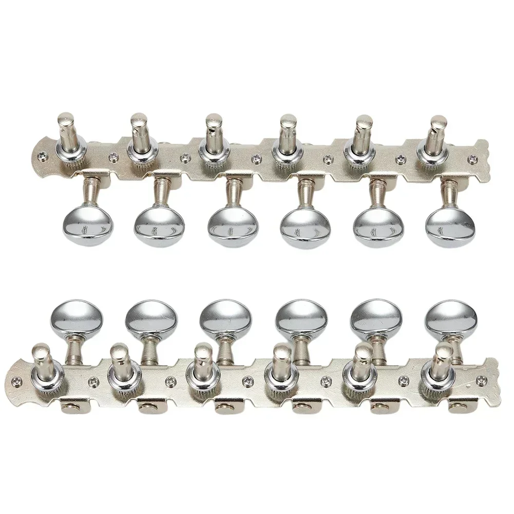 12-String Acoustic Guitar String Tuning Pegs Tuners Guitar Knob For Classical Guitar 6L 6R Machine Parts Instrument Accessories