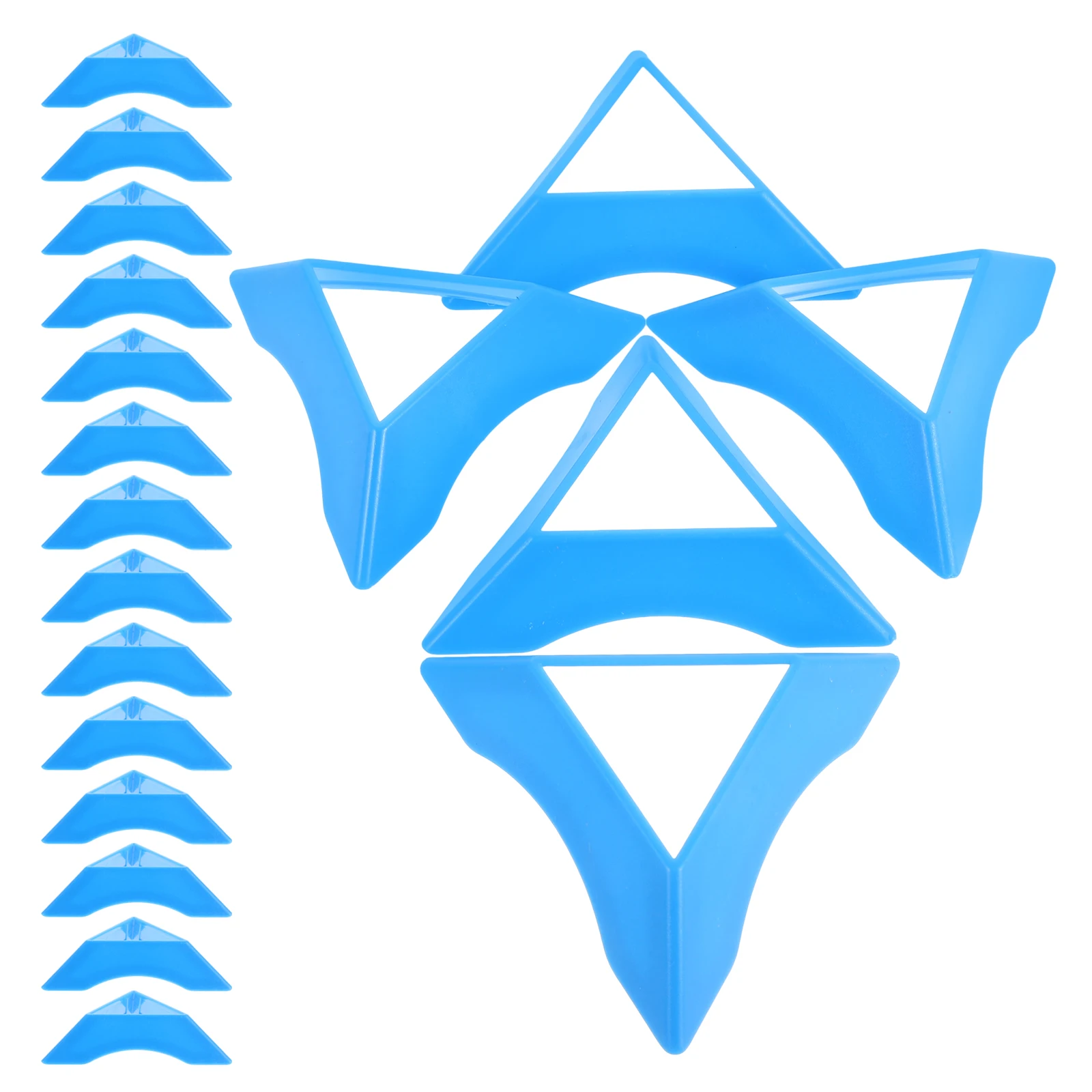 

20 шт. красочный треугольный базовый держатель-подставка-головоломка-куб-органайзер для соревнований в домашнем офисе