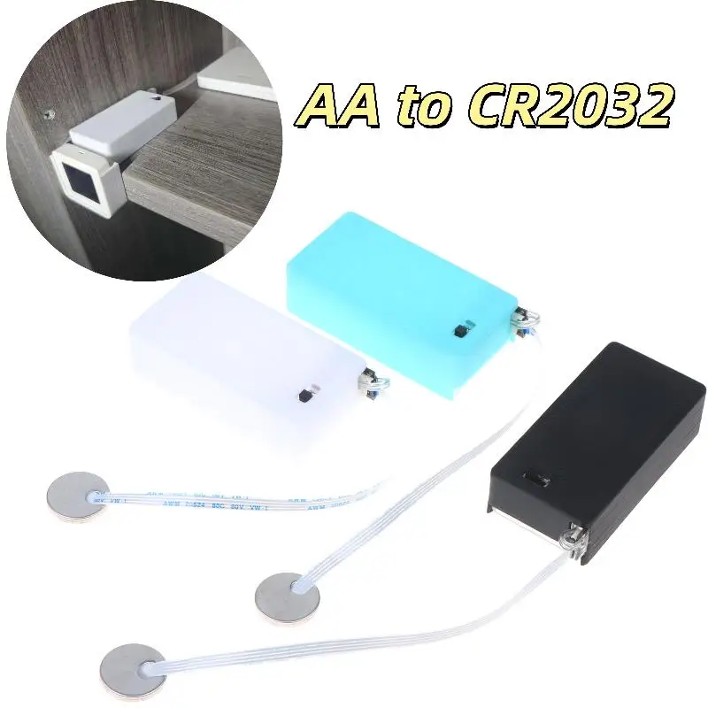 CR2032 To AA Battery Converter 5X0.15mm Non-Destructive: 1Pcs Modification Double-Layer