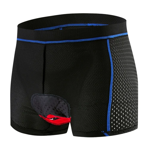 Imagen 2 del producto 2025 ropa interior de ciclismo profesional para hombre, pantalones cortos de ciclismo con almohadilla de Gel 5D, ropa interior a prueba de golpes para bicicleta de montaña y carretera, pantalones cortos para hombre