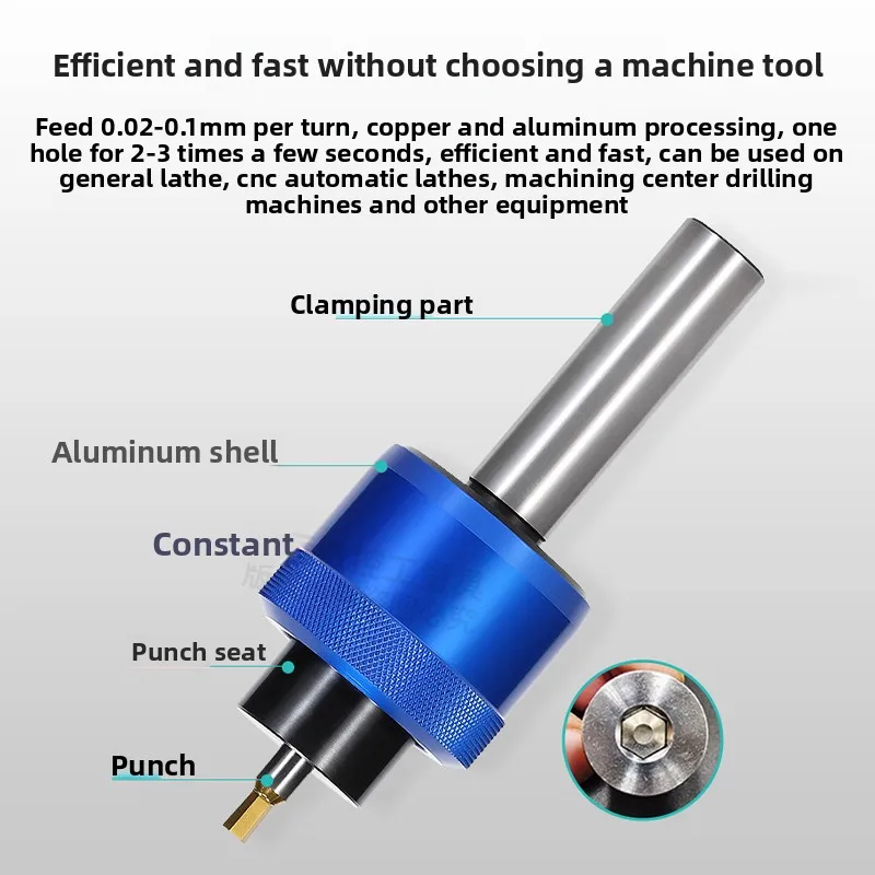 High speed steel hexagonal punch rotary tool numerical control lathe for metal turning and punching, imported hole saw rotary br