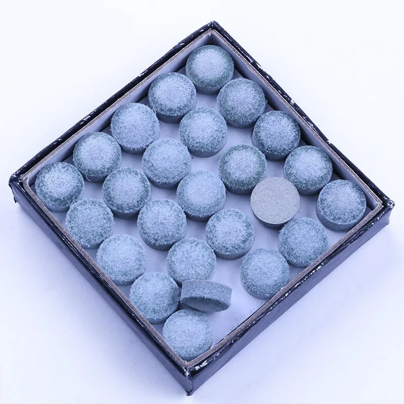 LP 10pcs 9/10/11/13mm Billiard Pool Cue Tips M Hardness Billiard Snooker Cue Stick Tip Billiard Cue Accessories