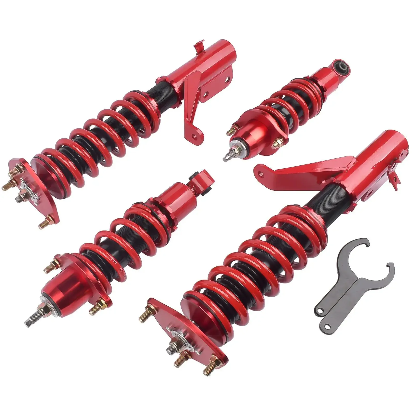 AP03 Conjunto de 4 suportes Coilover para Honda Civic VII Coupe EM2002005, kit de mola de suspensão Sedan ES