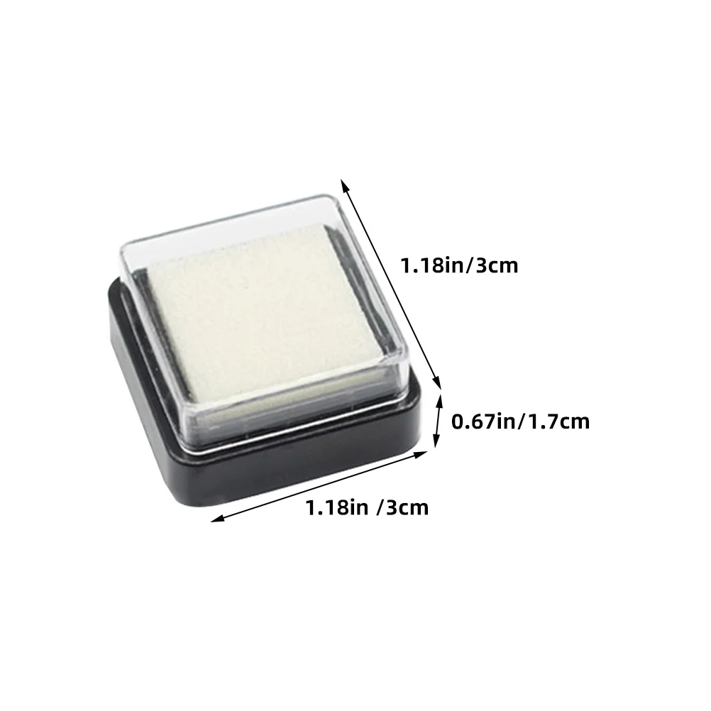 12Pcs Multi-Function Ink Pads Reusable Stamp Ink Pads for DIY Art Projects Home Office School Craft Activities