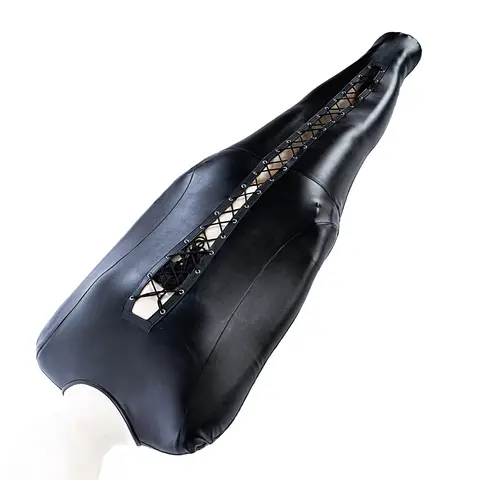 High-End PU Full-Coverage Restraint Binding Restraint Suit Mummy-Style Restraint Bag BDSM Couple Sex