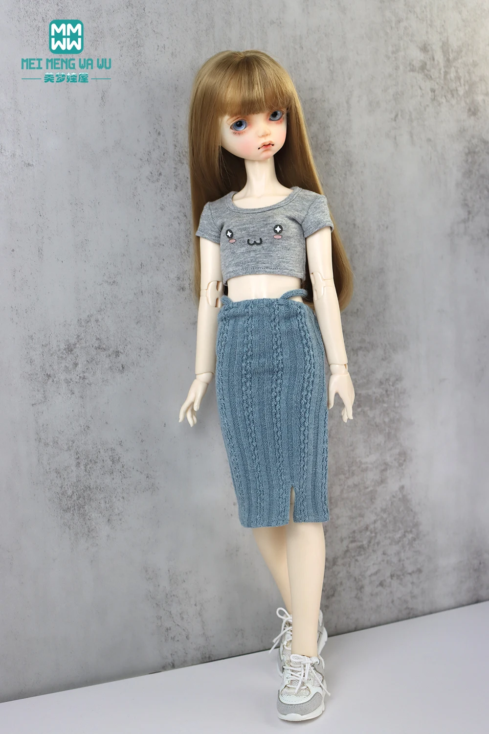 BJD Doll Clothes for 28-60CM 1/3 1/4 1/6 SD DD YOSD Toys Ball Jointed Fashion T-Shirt Doll Accessories Girl Gift