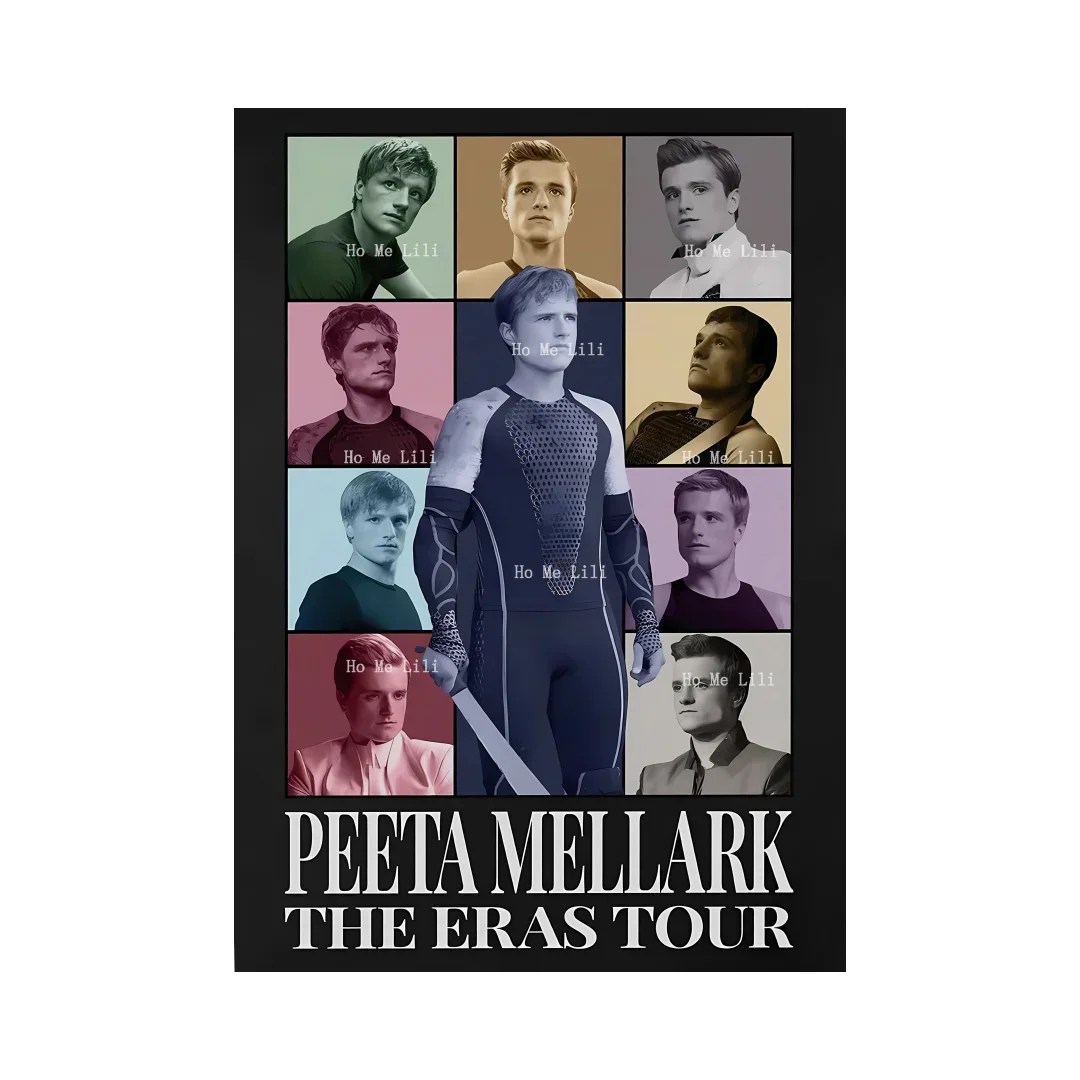 Times Tour Peeta Mellark Sports Fans Gift Poster Painting Canvas Wall Art Living Room Bedroom Decoration