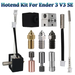 Hotend Kit Per Ender 3 V3 SE Lega di Titanio Gola Bimetallica Heatbreak 24V 40W J-testa Testina di Stampa Per Ender-3 V3 SE 3D Parte Della Stampante
