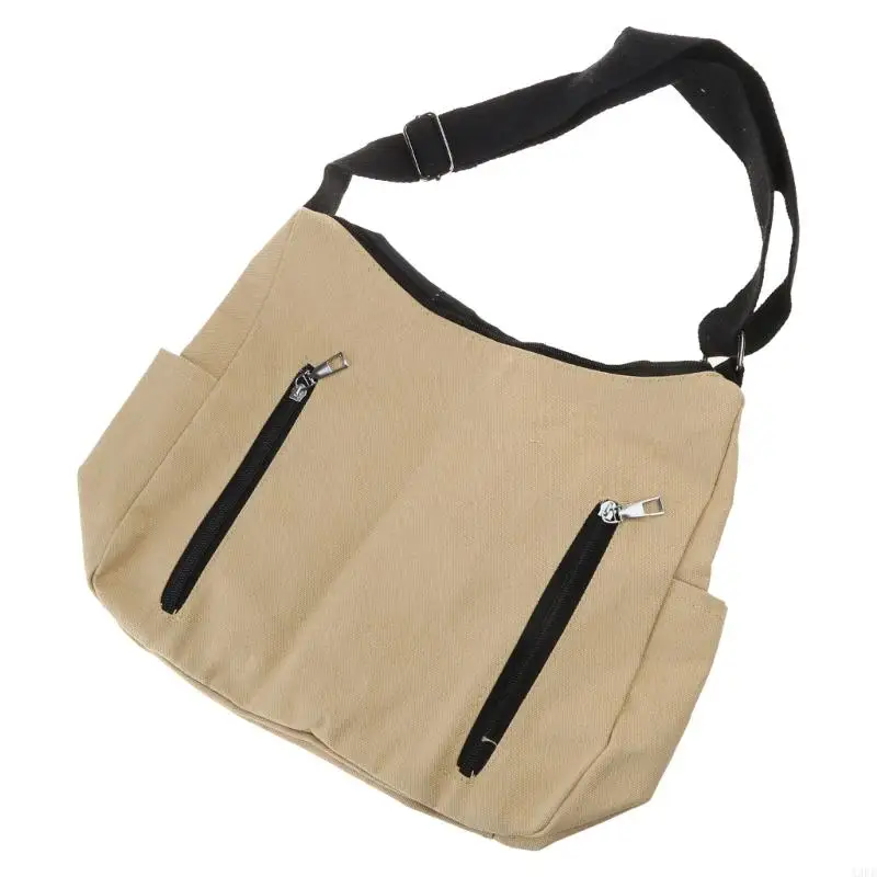 Simple and Functional Nylon Crossbody Bag Large Capacity Handbag Practical and Lightweight Shoulder Bag for Daily Need