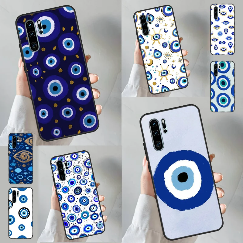 Evil Eye Case For Huawei Nova 10 SE 9 5T 11i 8i 3i 11 Pro Y91 Y90 Y70 Y61 Y60 P30 P20 P40 Lite Cover