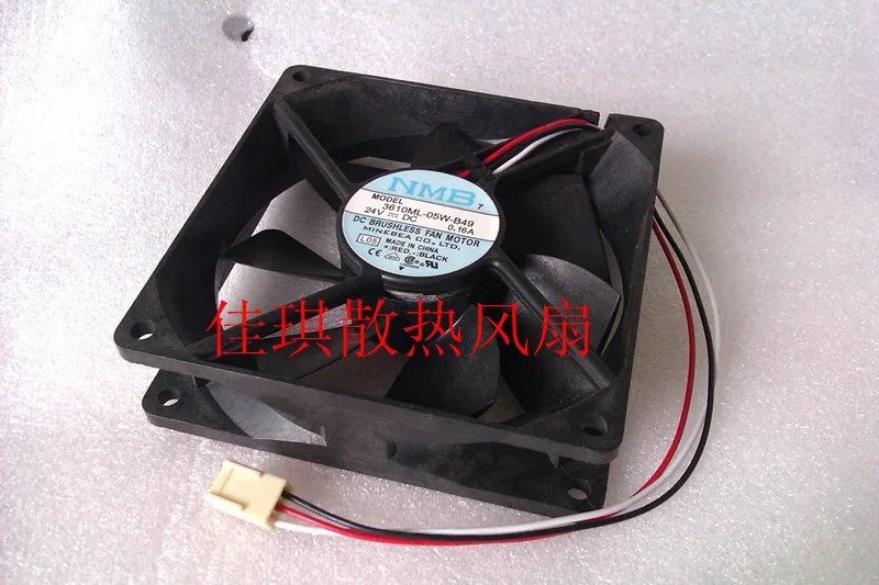 NMB 3610ML-05W-B49 9225 9025 9 センチメートル DC 24V 0.16A ファナックシリーズ 16/18 TA、MA、TB、MB、TC、MC 冷却ファン