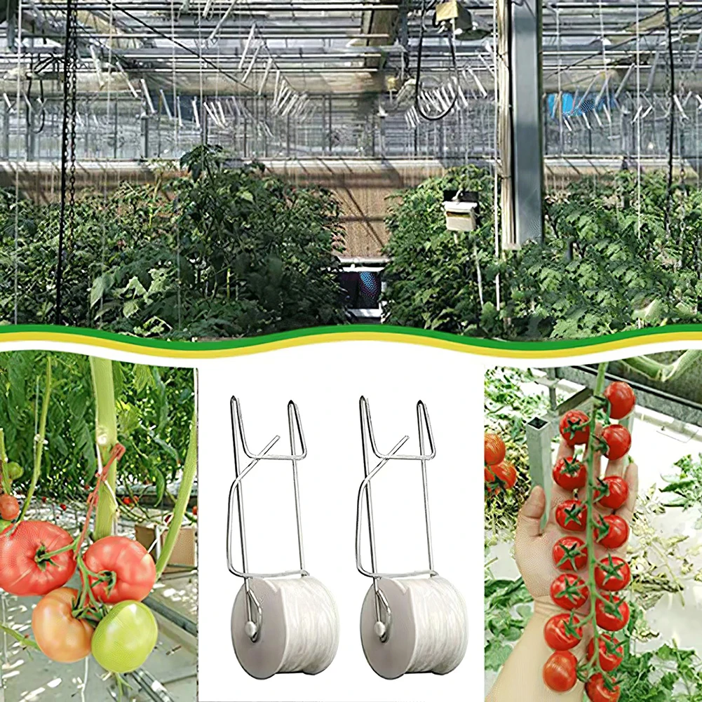 

Practical Roller Hooks Adapter Tomato Trellis Tool Vine Accessory Assembly Fashion Growing Trellis Support Kit