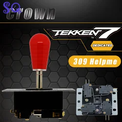 Original Korean CROWN 309 FJ Helpme Joystick Fighting Rocker With 8 Pin Micro Switch for Jamma PC Arcade Game Tekken 7 PS3 XBOX