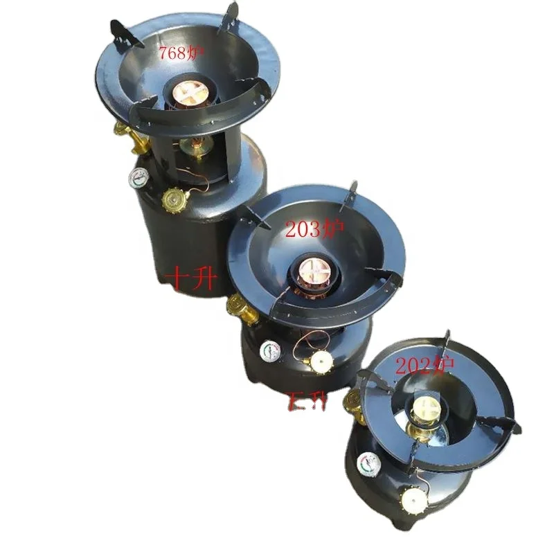 موقد شواء صغير متكامل مقاوم للرياح في الهواء الطلق، موقد كحول محمول للتخييم #5