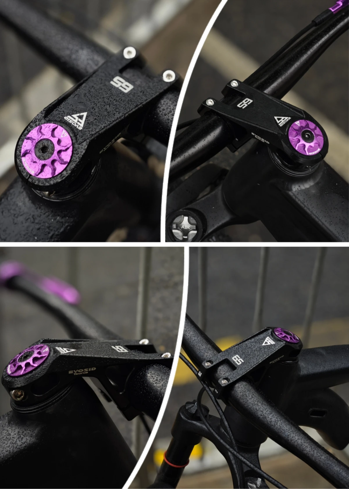 EVOSID MTB Fahrradvorbau 35mm Rennrad-Lenkererhöhung 31.8mm Mountainbike-Vorbau Racing Downhill DH AM XC Fahrradteil – Detail 9